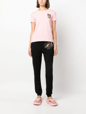 T-shirt mit print Moschino pink
