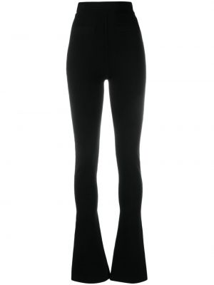 Woll leggings ausgestellt Saint Laurent schwarz