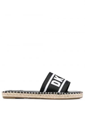 Trykt flip-flops Dkny svart