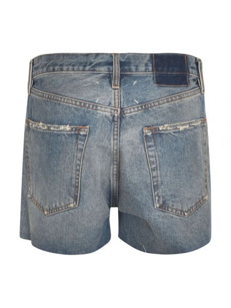 Distressed jeans shorts Maison Margiela blau