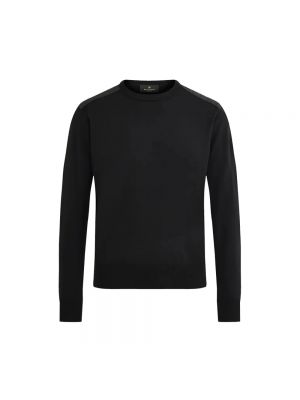 Sweter z wełny merino Belstaff czarny