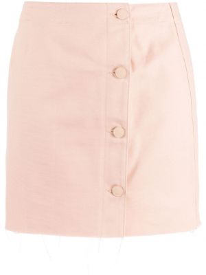 Mini sukně Raf Simons růžové