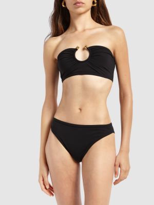 Bikini di nylon Bottega Veneta nero