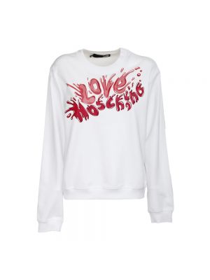 Sweter z okrągłym dekoltem Love Moschino
