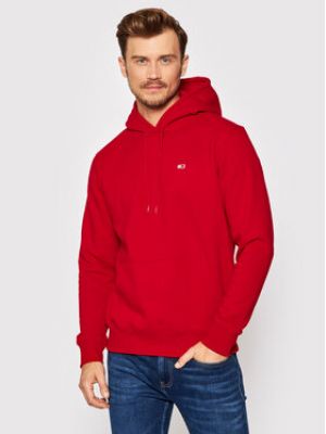 Polaire Tommy Jeans rouge