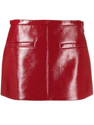 Mini sukně Courrèges červené