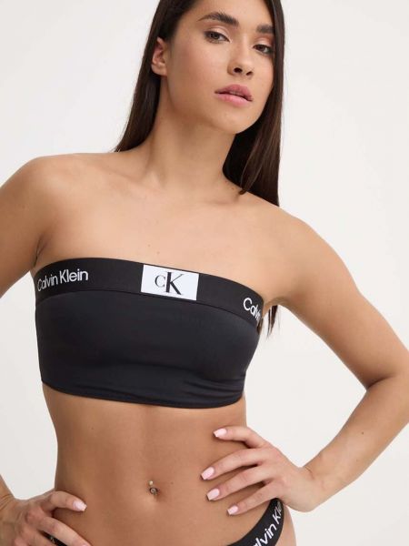 Felső Calvin Klein Swimwear fekete