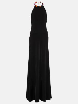 Sukienka długa Pucci czarna