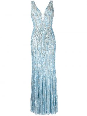 Вечерна рокля без ръкави с кристали Jenny Packham