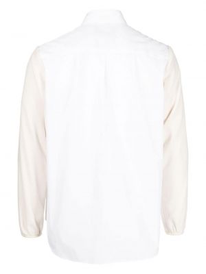 Košile s knoflíky Fumito Ganryu bílá
