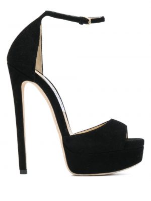 Plateau sandale Jimmy Choo schwarz