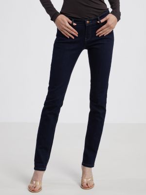 Priliehavé priliehavé džínsy s rovným strihom Camaieu modrá