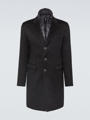 Кашемировое пальто Herno черное