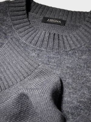 Пуловер Zegna серый