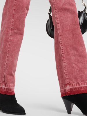Traperice ravnih nogavica Isabel Marant ružičasta