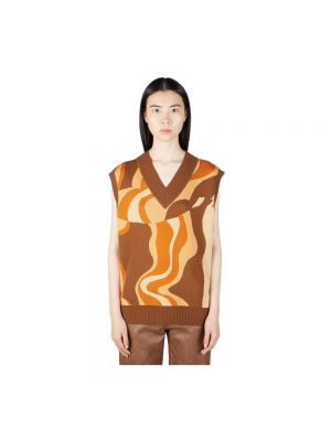 Sweter w abstrakcyjne wzory Rejina Pyo