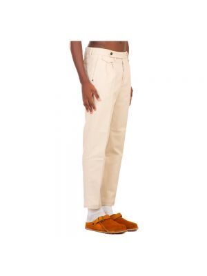 Pantalones chinos plisados White Sand