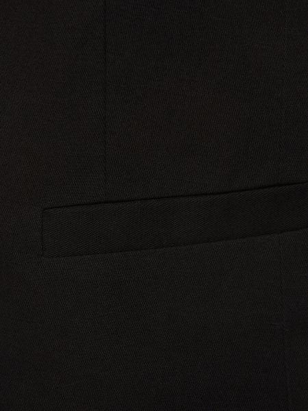 Chaleco de lino de algodón Dunst negro