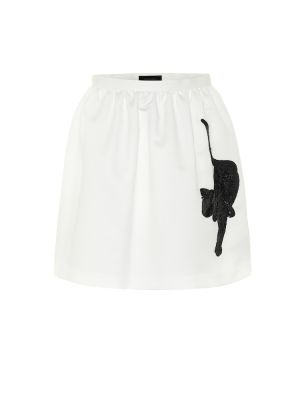 Mini sukně z nylonu Undercover bílé