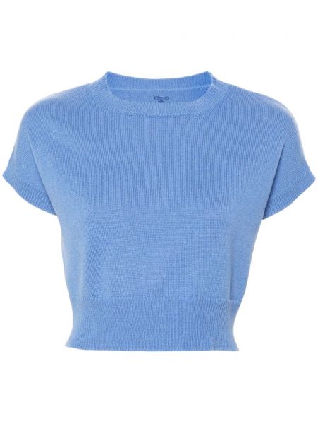 Haut en cachemire Teddy Cashmere bleu