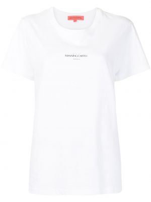 Camiseta con estampado Manning Cartell blanco