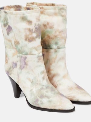 Ankle boots mit print Isabel Marant grün