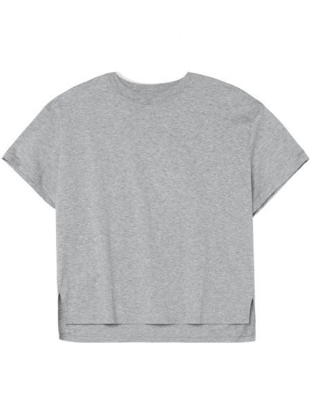 Bavlnené tričko John Elliott sivá