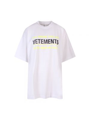 T-shirt Vetements - Biały