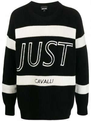 Пуловер на райета Just Cavalli