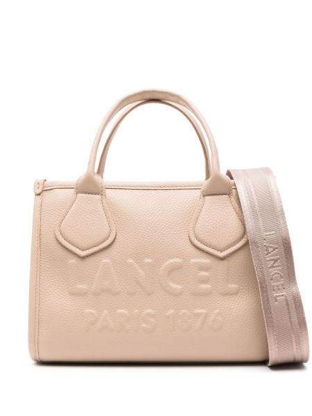 Shopper handtasche Lancel beige