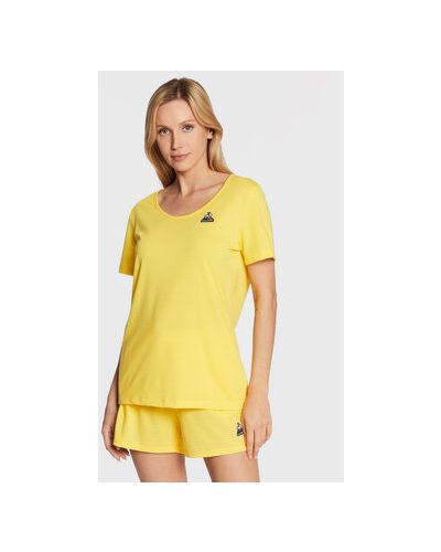 Желтая футболка Le Coq Sportif