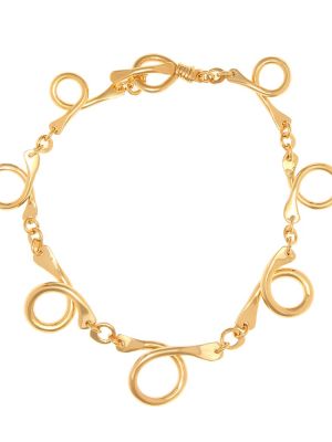Pozlátený náhrdelník Tohum Design zlatá