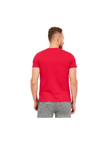 Koszulka z nadrukiem La Martina czerwona
