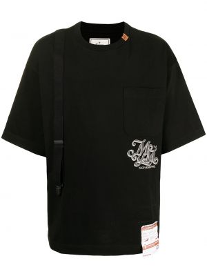 Camisa con estampado Maison Mihara Yasuhiro negro