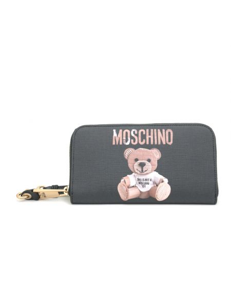 Czarny portfel Moschino