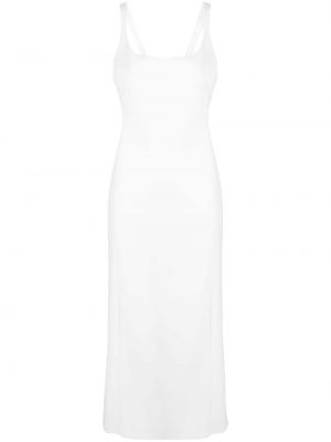 Midi haljina Emporio Armani bijela