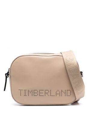 Кожени чанта за ръка Timberland бежово