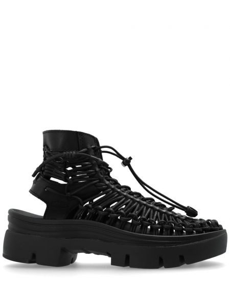 Usnjene sandali Noir Kei Ninomiya črna