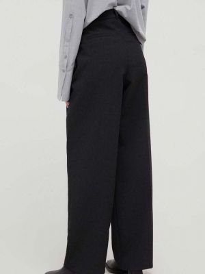 Pantaloni chino cu talie înaltă Herskind gri