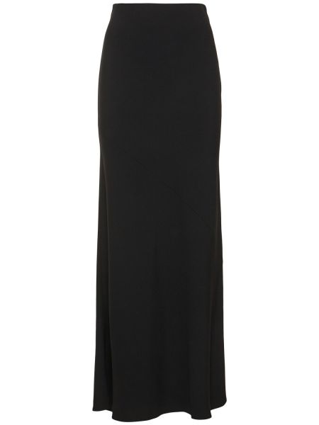 Saténové dlouhá sukně Ami Paris černé