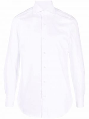 Camisa manga larga Finamore 1925 Napoli blanco
