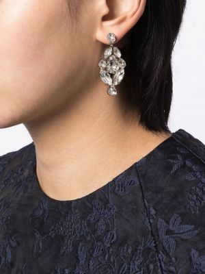 Ohrring mit kristallen Simone Rocha silber