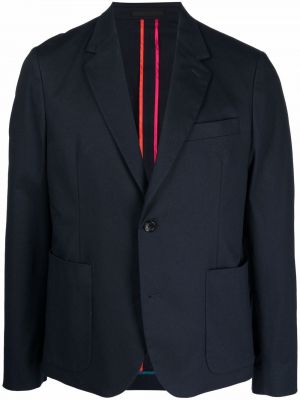 Bomull lang blazer Ps Paul Smith blå