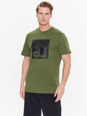 Koszulka Jack Wolfskin zielona