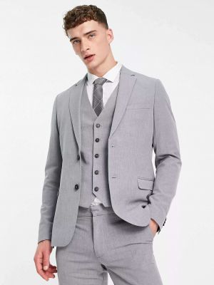 Пиджак New Look серый