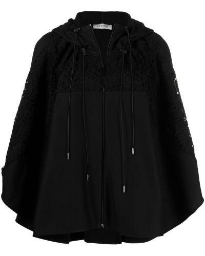 Sudadera con capucha oversized Valentino negro