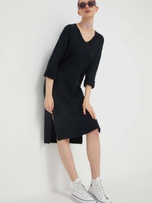 Oversized mini šaty Roxy černé