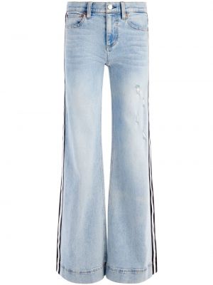 Stripete stretch jeans Alice+olivia blå