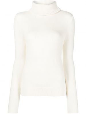 Μάλλινος πουλόβερ από μαλλί merino Perfect Moment λευκό