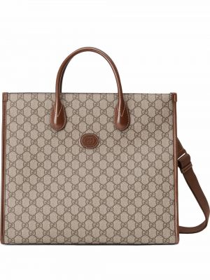 Nákupná taška s potlačou Gucci
